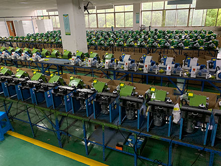 Sharpener production workshop